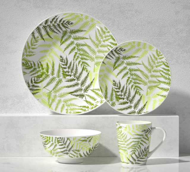 China 16Piece Ceramic Dinnerware Set Greenery manufacturers, 16Piece Ceramic Dinnerware Set